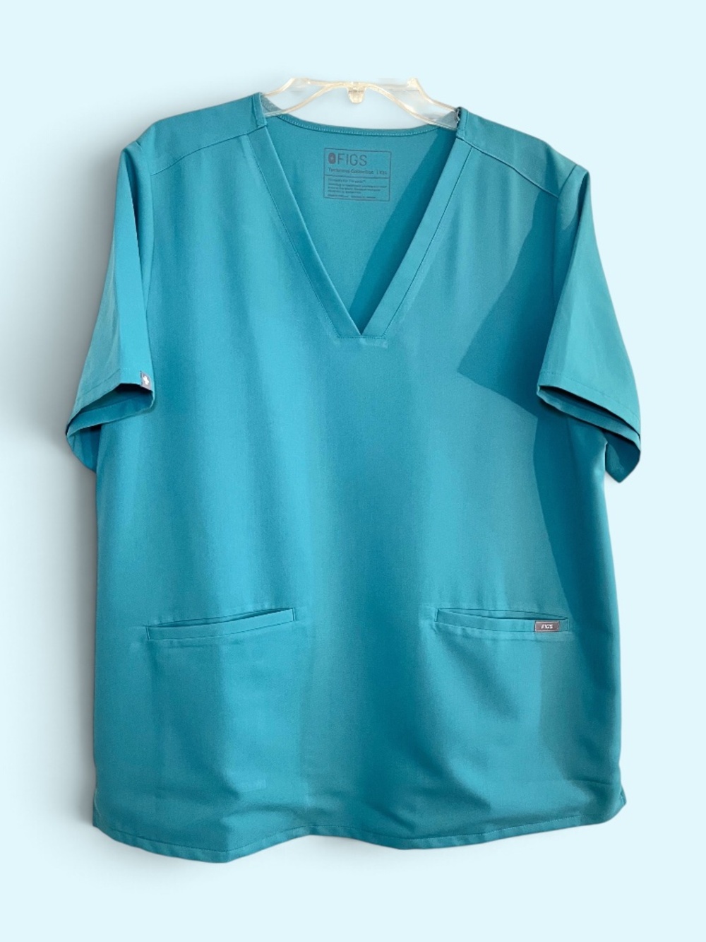 Figs Casma Cactus Marine (#3334) Scrub Top Size XXL